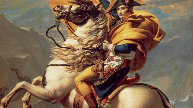 Jacques-Louis David, Bonaparte valica il Gran San Bernardo, prima versione del 1803, Castello della Malmaison a Rueil