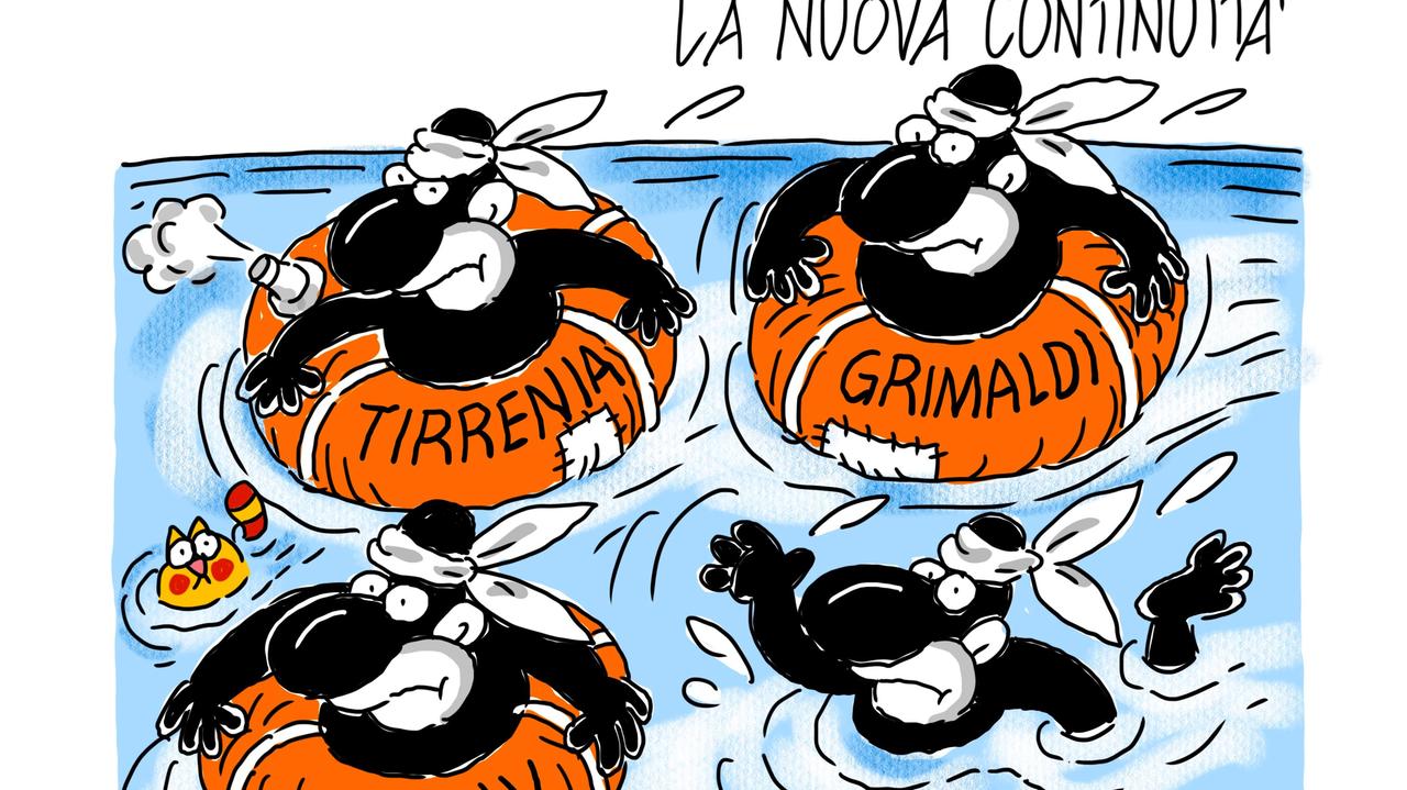 La vignetta di Gef: continuità marittima, problemi enormi per i sardi