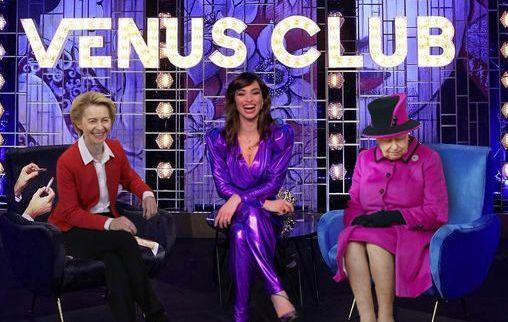 Ursula van der Leyen, Lorella Boccia e la regina Elisabetta secondo Eman Rus