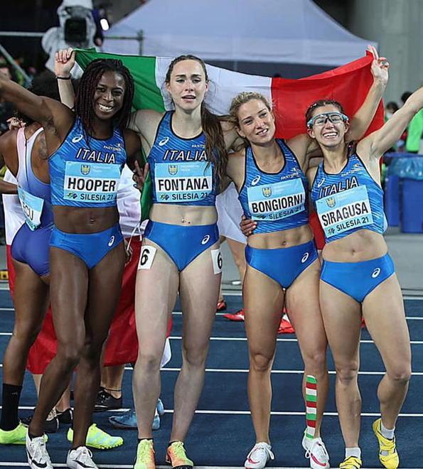 La pisana Anna Bongiorni campionessa iridata 4x100 
