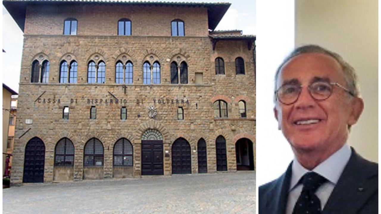 Alberto Mocchi è il nuovo presidente della Cassa di Risparmio di Volterra