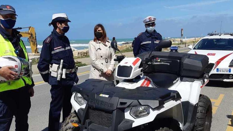 Controlli sul litorale e sulle spiagge: oltre al quad ci sarà anche un drone