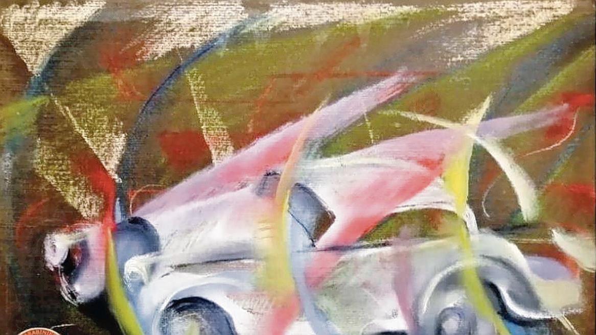 Il quadro “Automobile in corsa” di Giacomo Balla rubato a Prato e ritrovato in Svizzera