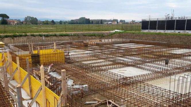 Prende forma l’area sportiva vicino alla scuola