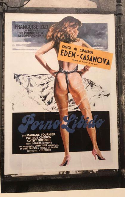 Fotografare le affiches porno la denuncia anni ’70 di Russo 