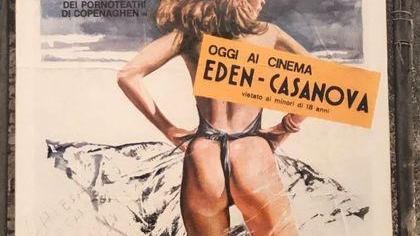 Fotografare le affiches porno la denuncia anni ’70 di Russo