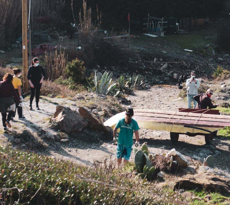 Volontari uniti per ripulire la spiaggia 