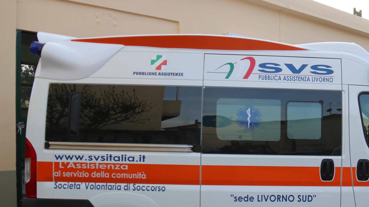 Un'ambulanza della Svs (foto d'archivio)