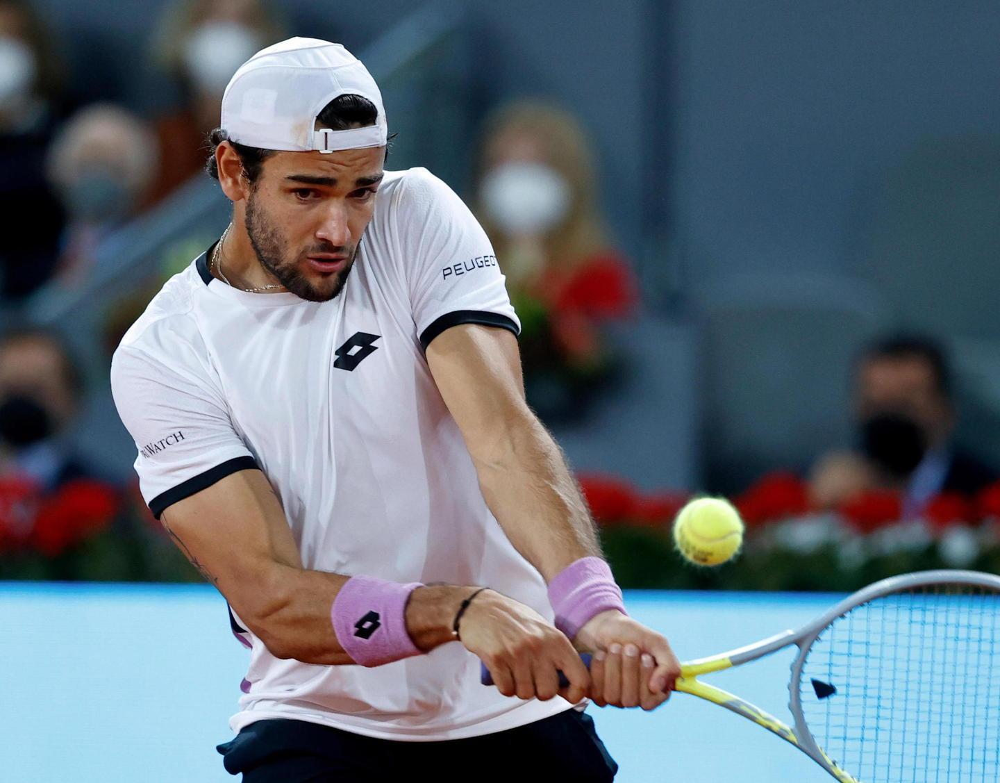 Berrettini battuto a Madrid passa la palla a Sinner 