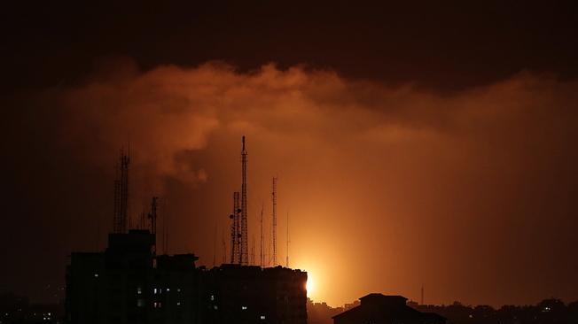 Israele: 250 i razzi da Gaza, raid su 130 obiettivi