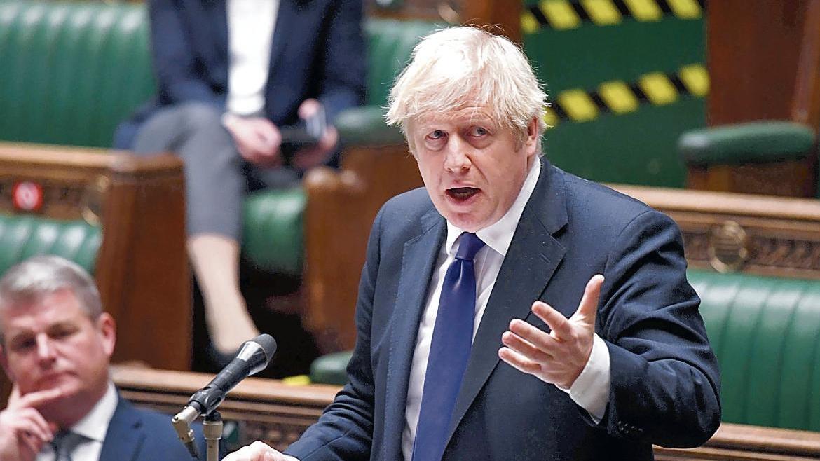 Il primo ministro britannico Boris Johnson