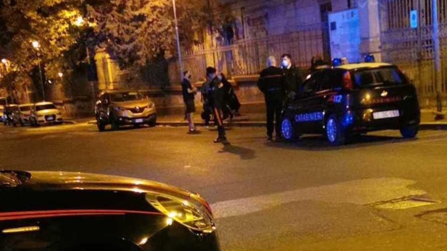 Una foto dell’episodio avvenuto in via Torino