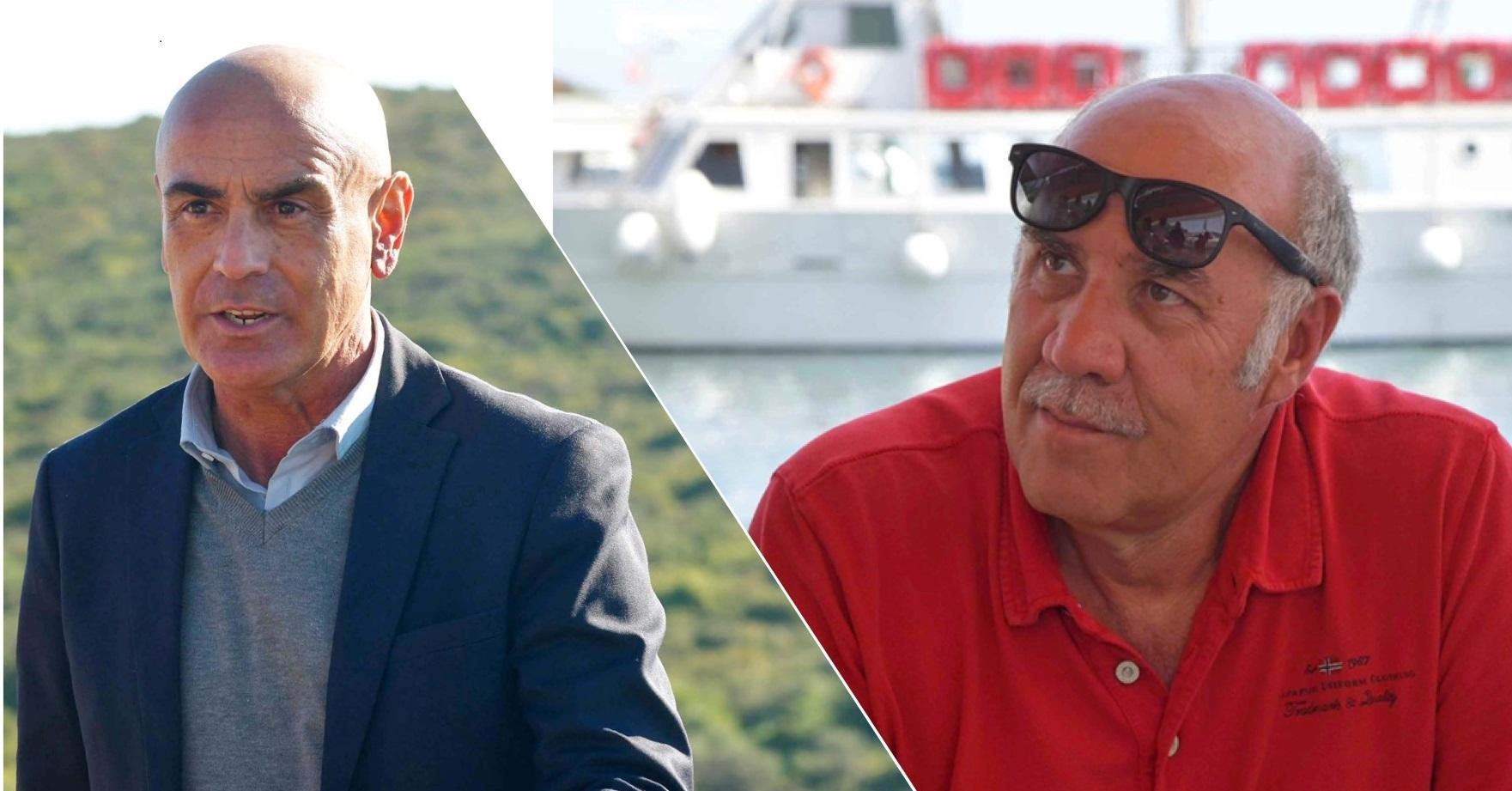 A sinistra Uccio Iodice e il candidato sindaco Augusto Navone