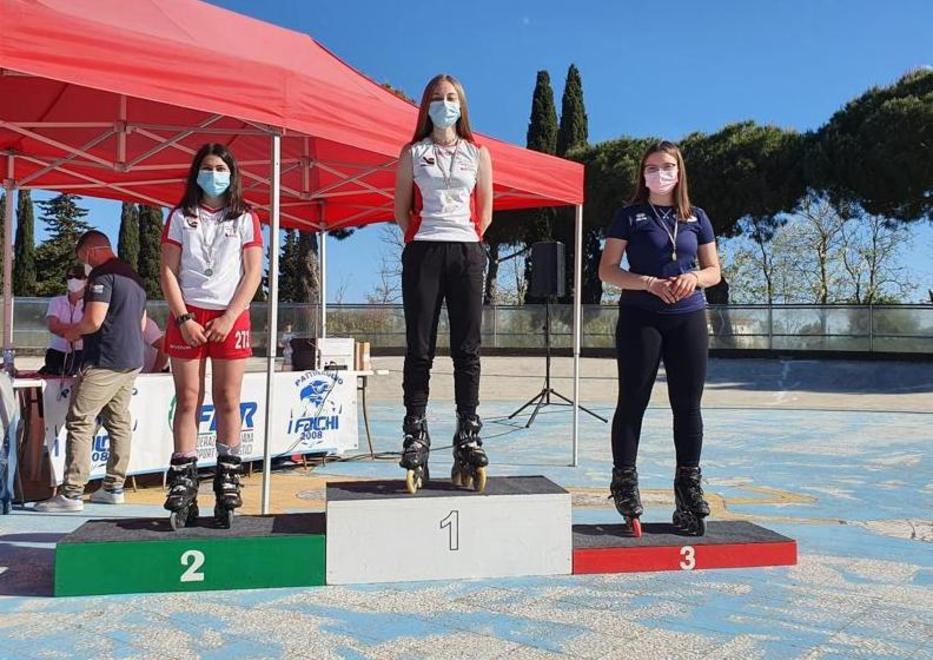 Una pioggia di medaglie per le ragazze del Roller Club 