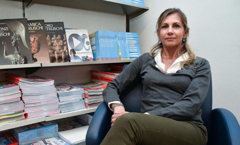 Nicoletta Nimat della libreria di via Liri (foto Agenzia Bf)