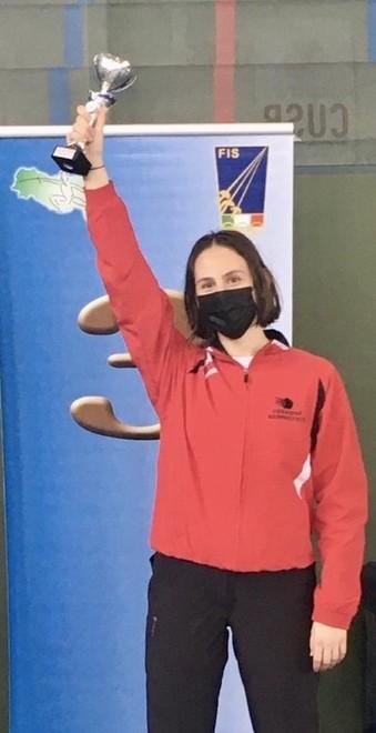 Giulia Alessandro sul podio ai Regionali assoluti di spada 