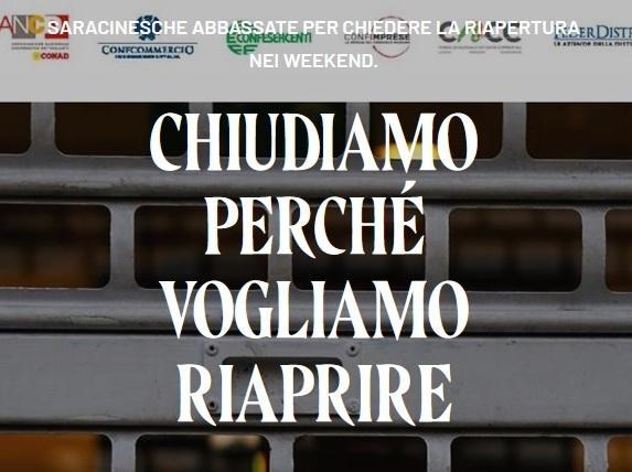 «Basta con la chiusura dei negozi nei week end» 