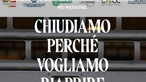 «Basta con la chiusura dei negozi nei week end»