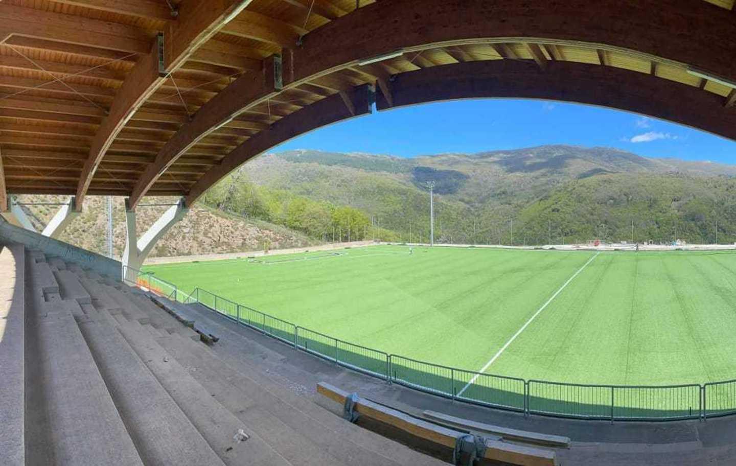 Il nuovo campo sportivo è una realtà 