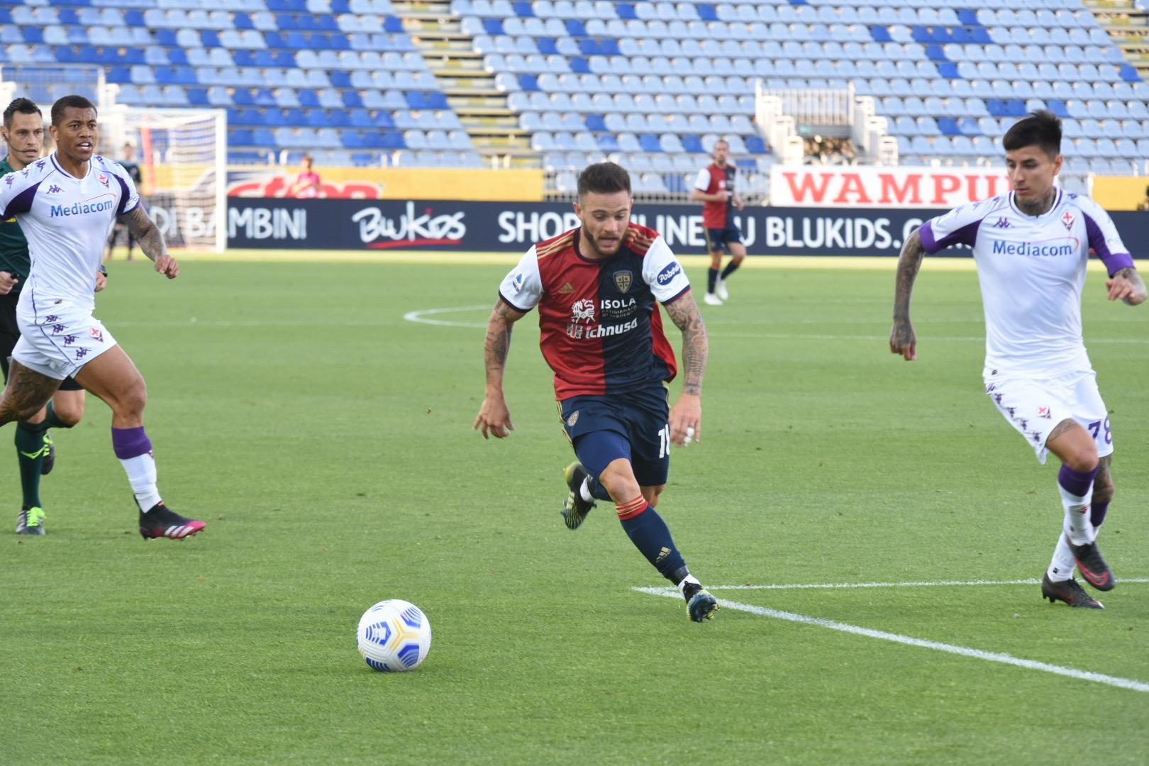 Nandez, uno dei trascinatori del Cagliari