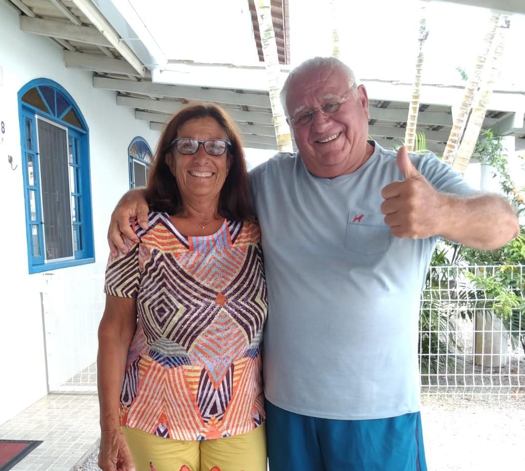 Dario Giachini con la moglie Patrizia