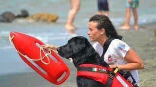 Ecco i cani “salvavita” per la sicurezza dei bagnanti in Feniglia
