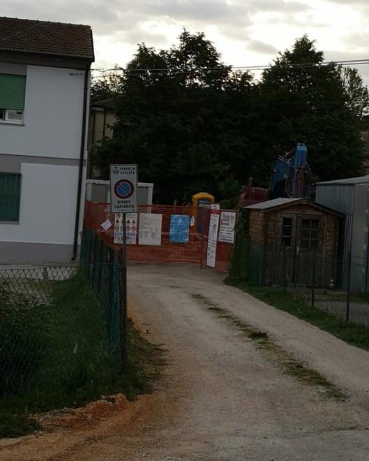 La torre piezometrica è stata smantellata
