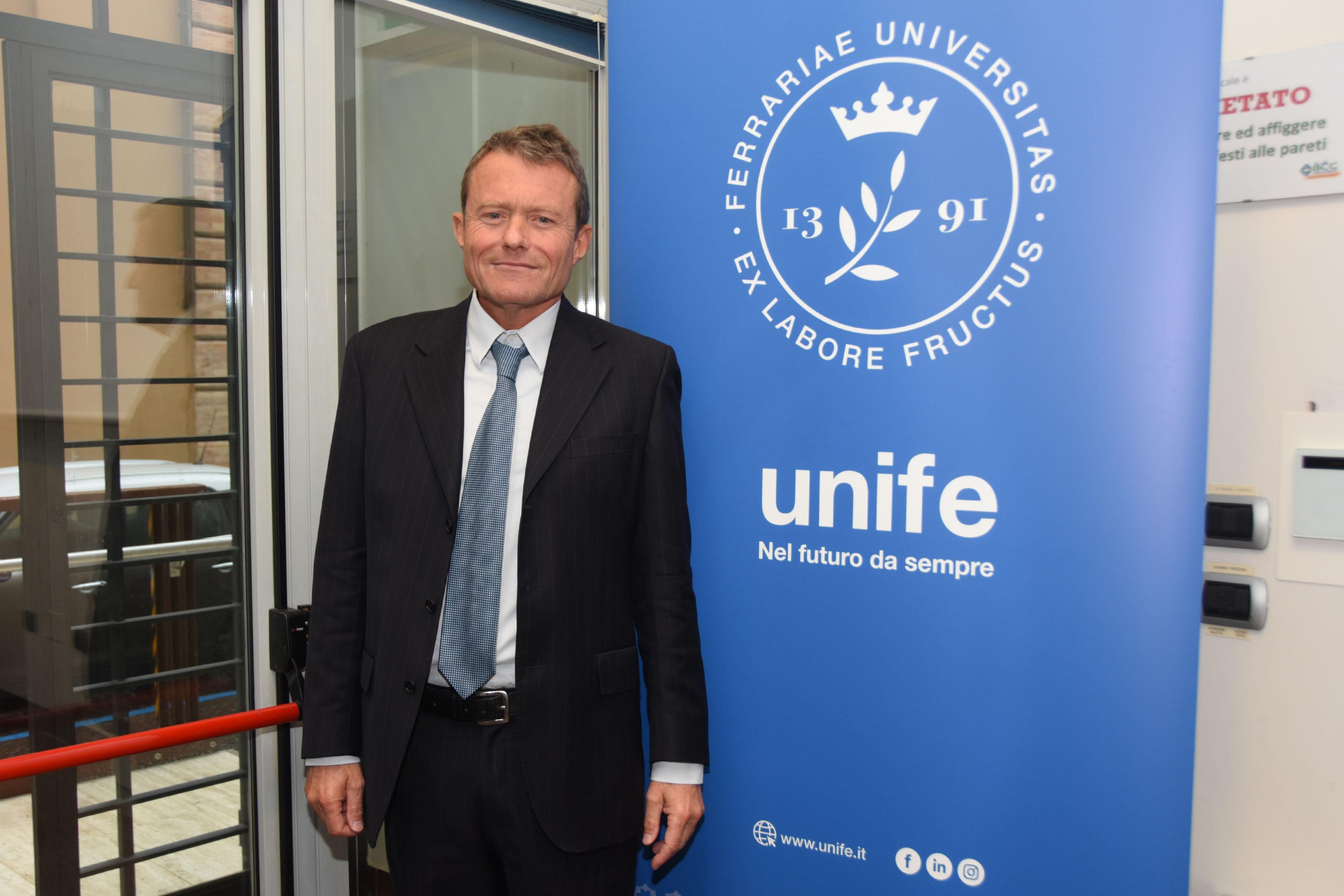 Il rettore uscente di Unife Giorgio Zauli