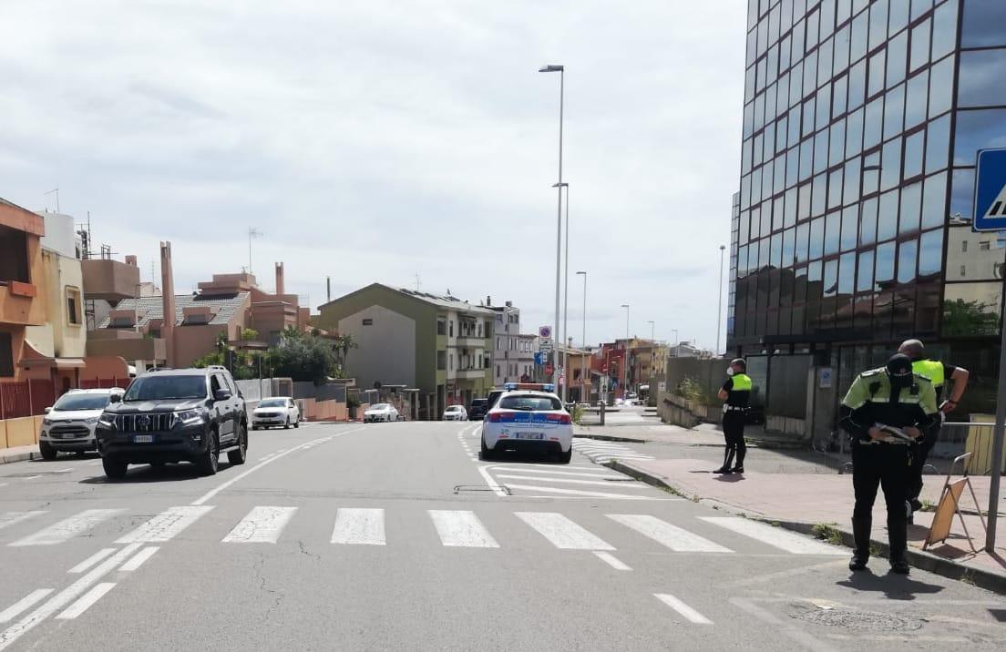 Il luogo dell'incidente in via Stamira