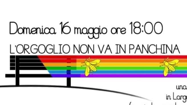 La panchina arcobaleno in arrivo a Portoferraio domani l’inaugurazione
