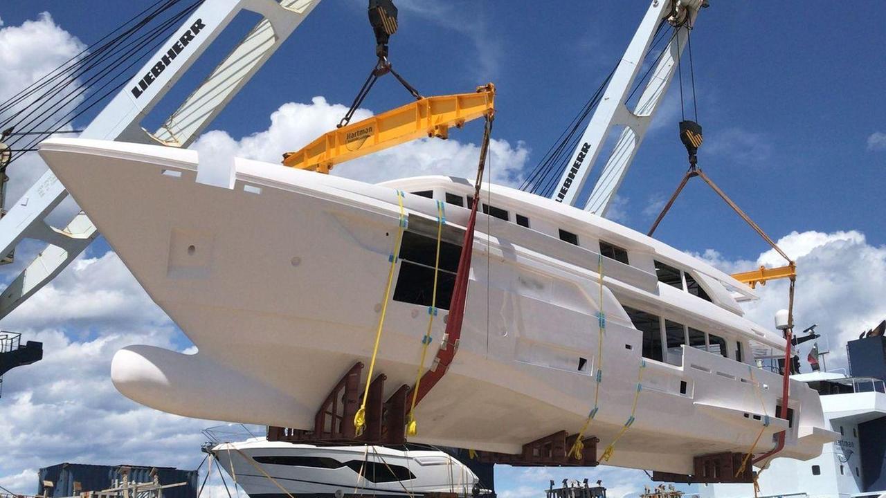 Scafi per yacht di lusso realizzati dalla B. Metal