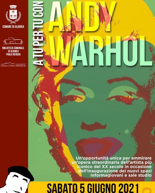La Marilyn di Andy Warhol per un giorno in biblioteca 