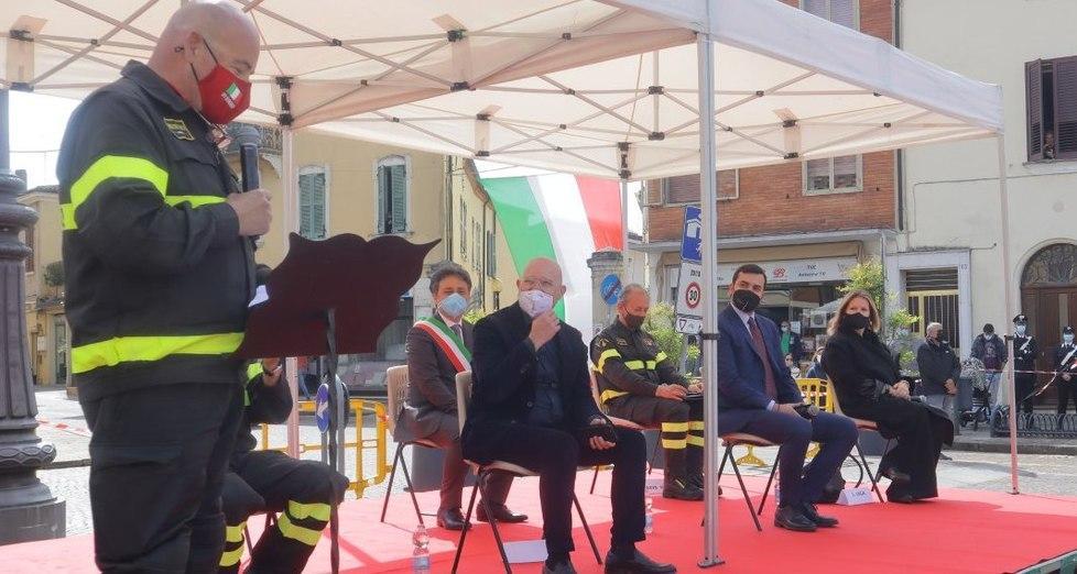 «I vigili del fuoco volontari sono simbolo di altruismo» 