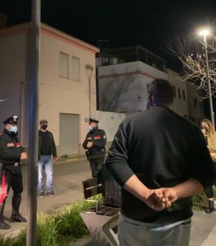 Scattano le prime multe per il coprifuoco violato 