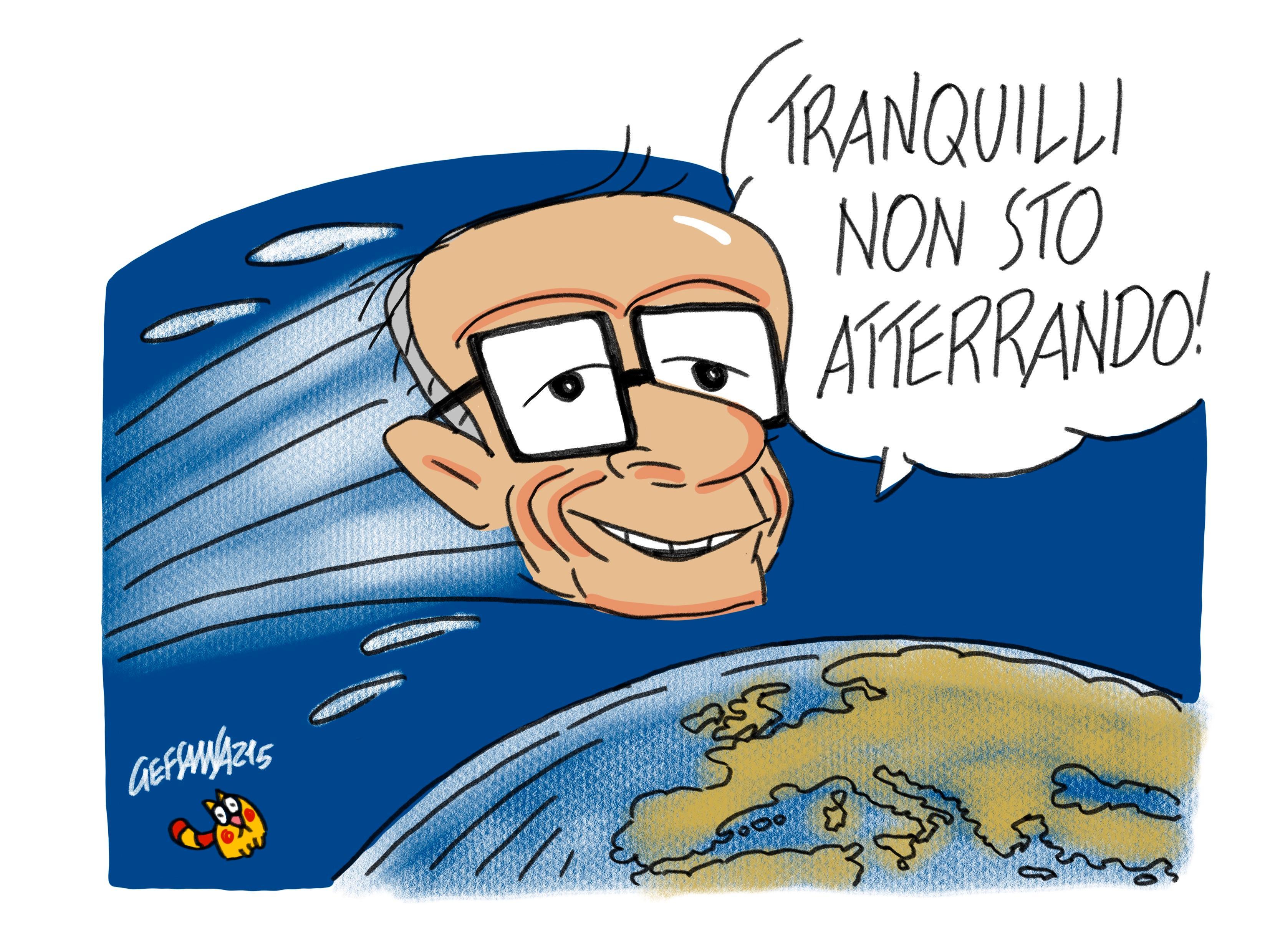 La vignetta di Gef: asteroide battezzato con il nome di Tito Stagno