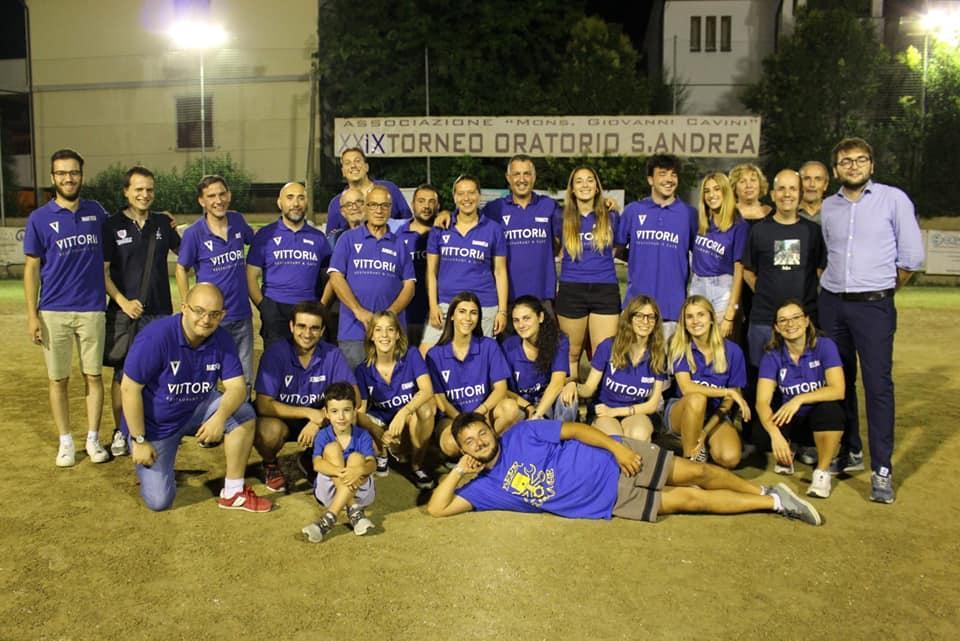 Lo staff del Torneo di calcio a 7 dell'Oratorio di Sant'Andrea di Empoli