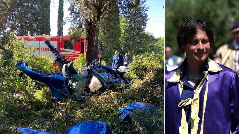 Tragedia a Bolgheri, la Porsche contro un albero: morto a 43 anni Andrea Mari sei volte vincitore del Palio di Siena  