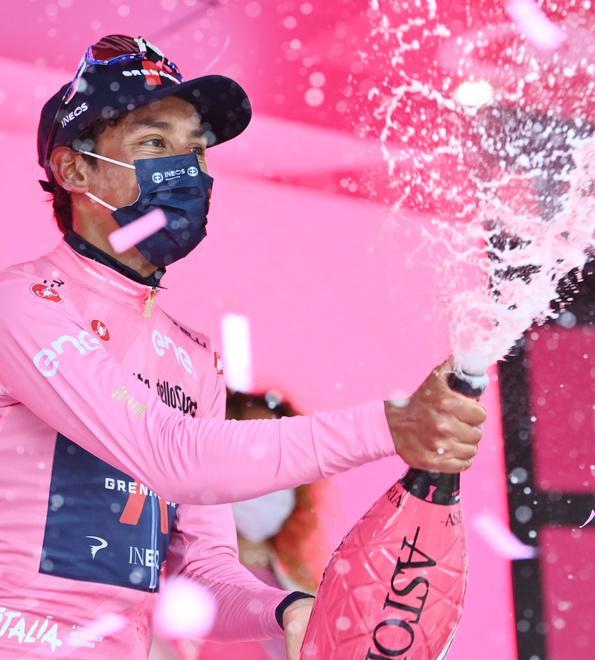 Bernal prende tappa e maglia «Io come Pantani? Magari...»