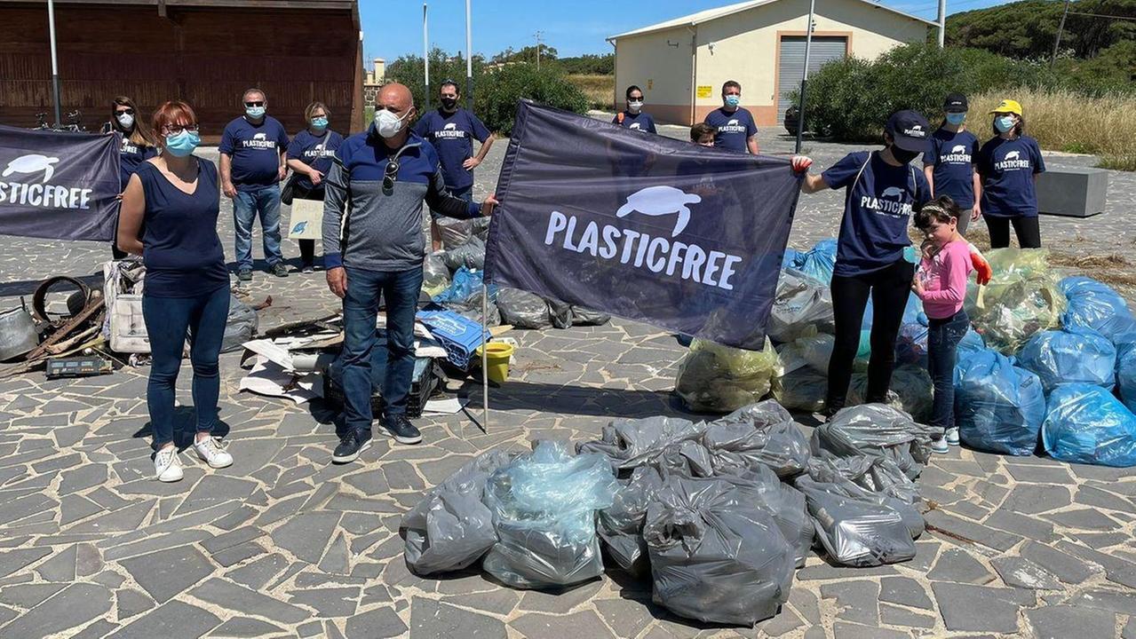 Dieci quintali tra spiaggia e pineta