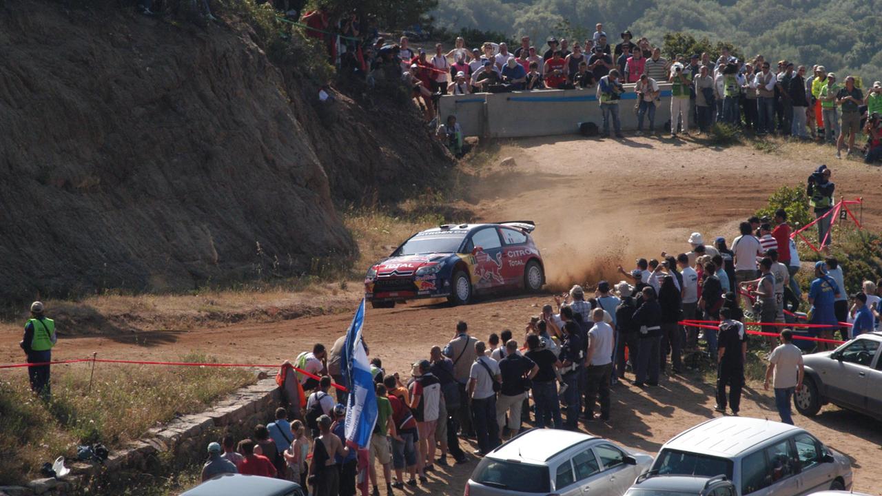 Un'immagine di una vecchia edizione del Rally mondiale