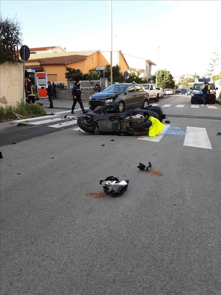 L'incidente tra via Faenza e via Danimarca