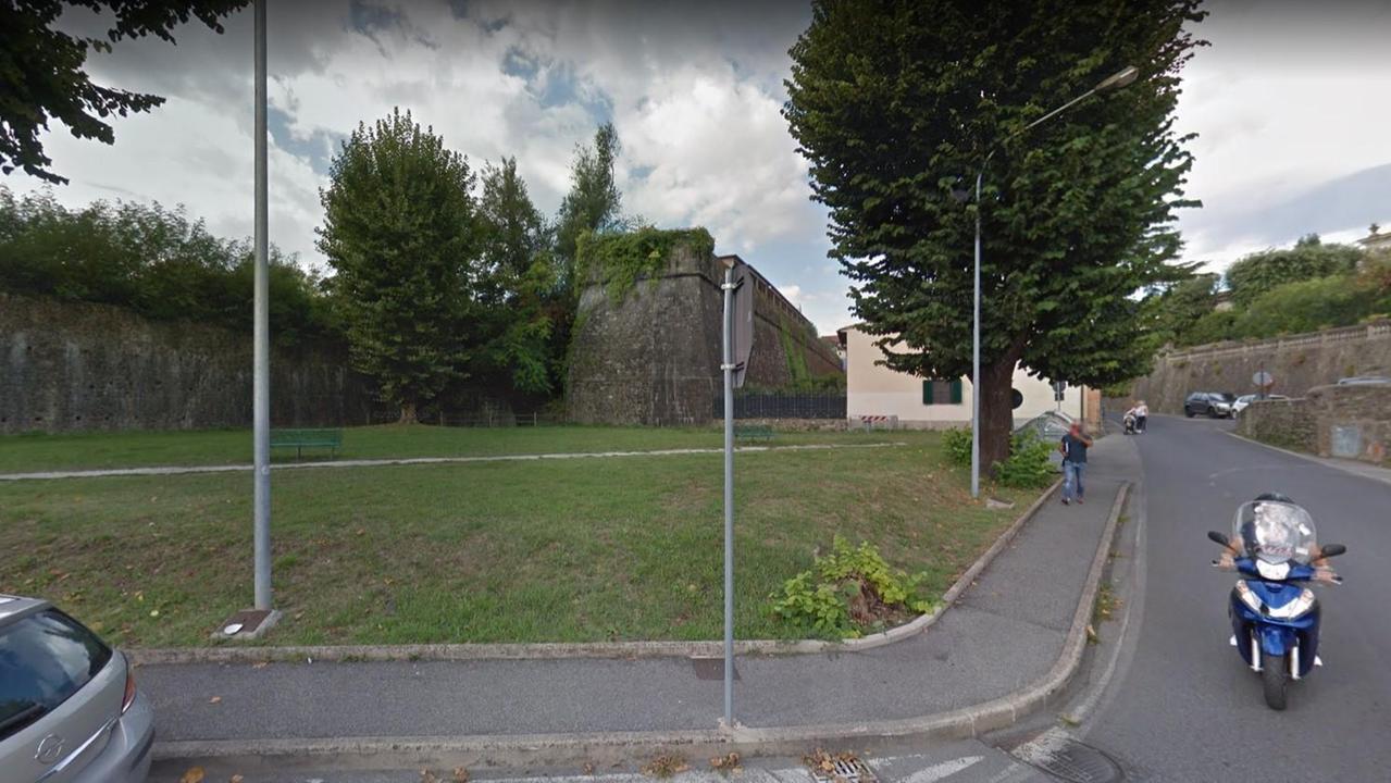 Il lato del Bastione Thyrion da cui si è gettata la giovane mamma