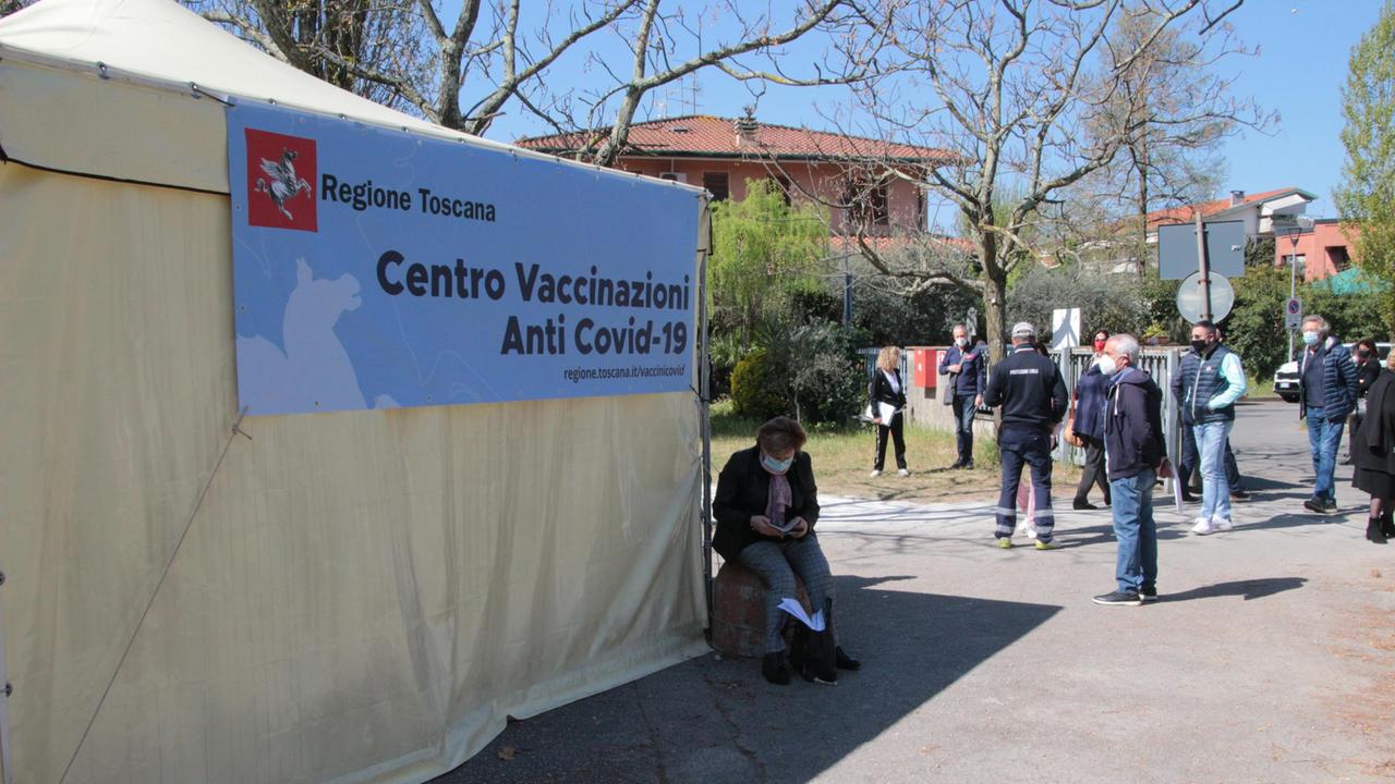 Il centro vaccinale del Terminetto