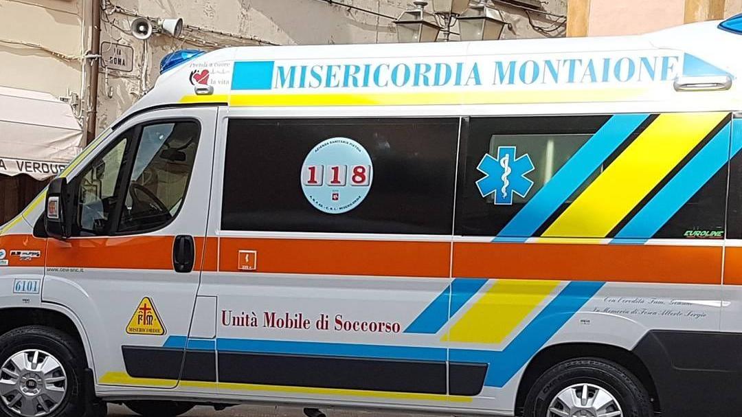 Parto imprevisto lunedì sera a bordo dell’ambulanza della Misericordia di Montaione