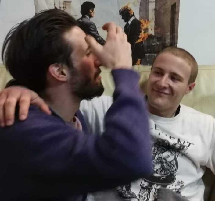 Michele Recchi (a sinistra) con Christian Volpi