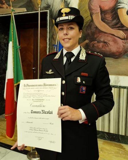 Salvò una donna dall’annegamento, Tamara Nicolai è Cavaliere