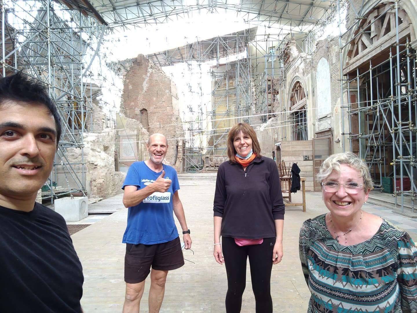 San Felice. Visite alla chiesa crollata ricordando quella tragica alba di nove anni fa 