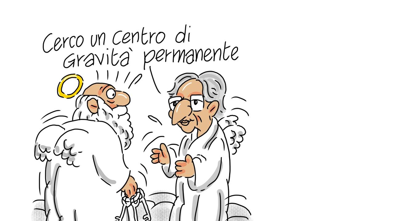 La vignetta di Gef: addio a Franco Battiato, un maestro