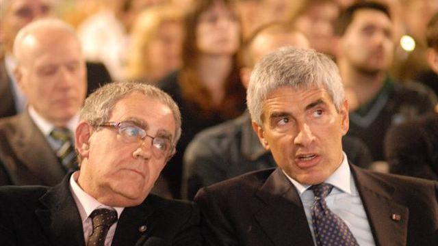 Nedo Poli con Pierferdinando Casini
