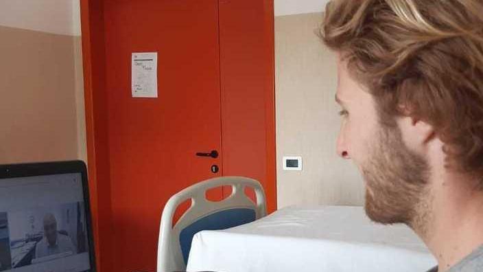 Il saluto via web del sindaco a Christaian: «È forte, parla col sorriso»